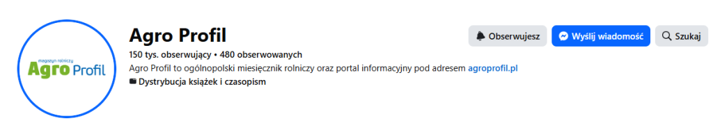 Facebook Agro Profil